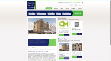 Screenshot of homelandestates.co.uk 2021-03-21 15:27:59 homelandestates.co.uk screenshot 2021-03-21 15:27:59
