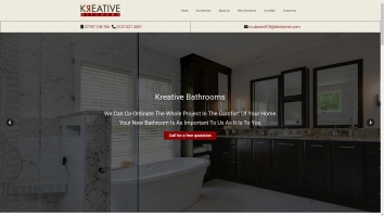 kreativekitchensbathroomsbedrooms.co.uk screenshot 2025-09-25 00:13:26