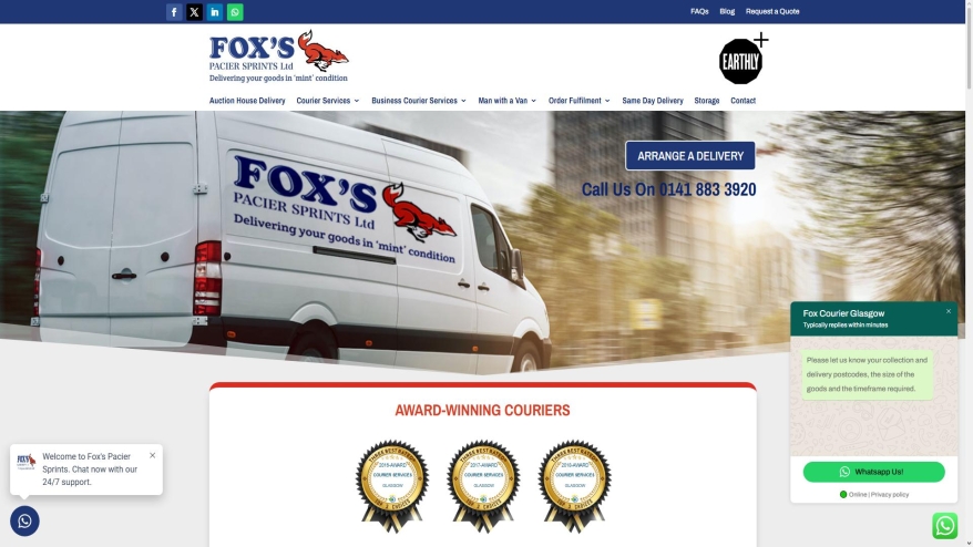 foxcouriersglasgow.com