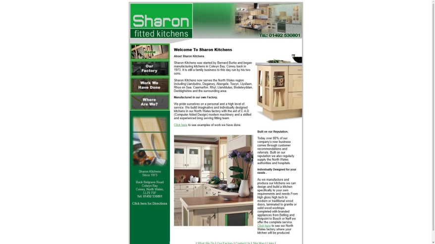 sharonkitchens.co.uk