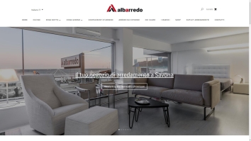 Screenshot of Albarredo S.r.l. website