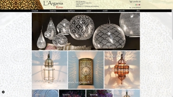 Screenshot of L\' Argania website