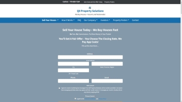 Screenshot of Q9 Property Solutions LLC website