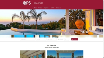 Screenshot of QPS Real Estate website
