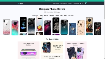Screenshot of Qrioh website