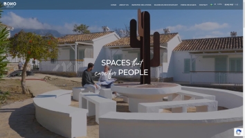 Screenshot of Quartiers Estates Spain, Malaga website