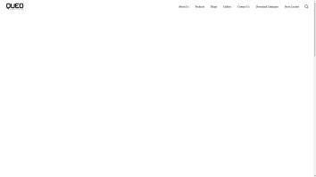 Screenshot of Queo Blog – The Language of Luxury website