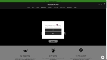 Screenshot of Quickplay Sport USA website