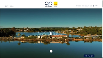 Screenshot of QP Savills - Properties for sale in the Algarve - Quinta do Lago, Vale do Lobo and the Prime Algarve property market. website
