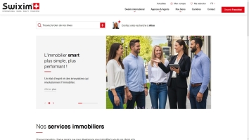 Screenshot of Swixim Pays de Gex website