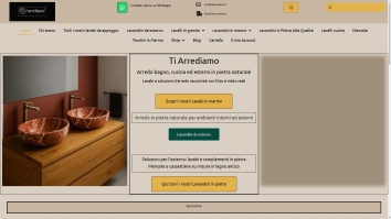 Screenshot of Ti arrediamo website